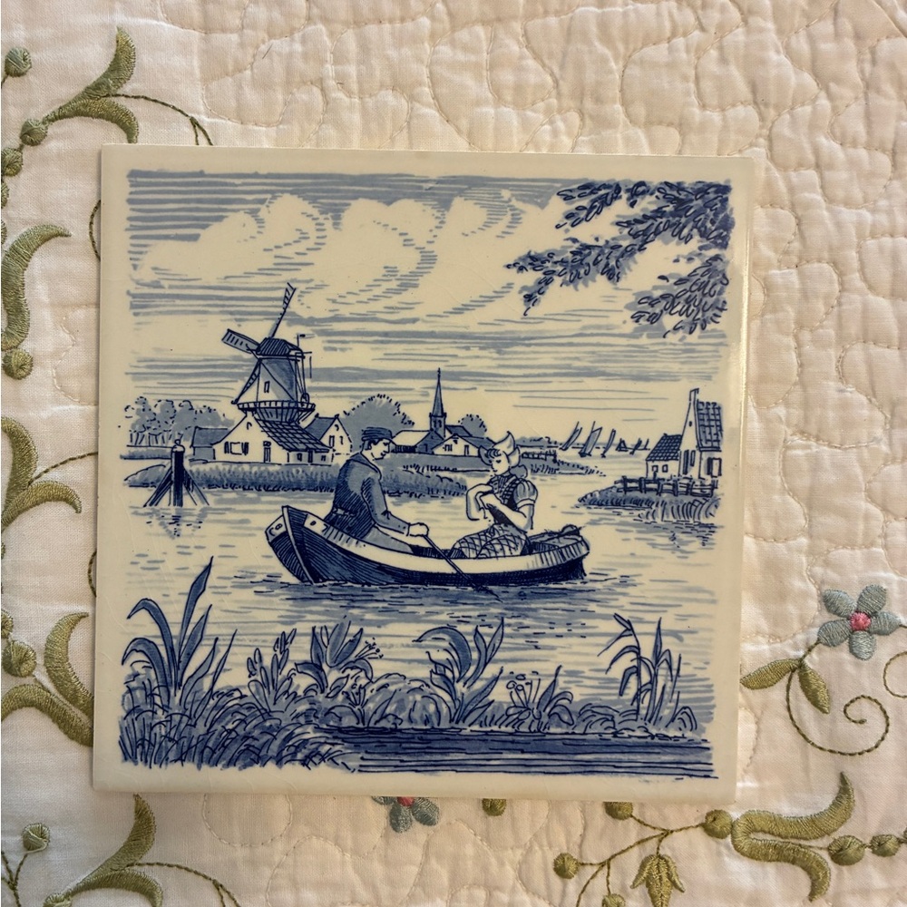 Delfts Holland Handmade 6” Tile
